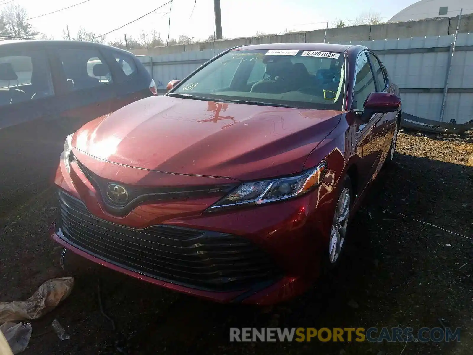 2 Photograph of a damaged car 4T1B11HK7KU741898 TOYOTA CAMRY 2019