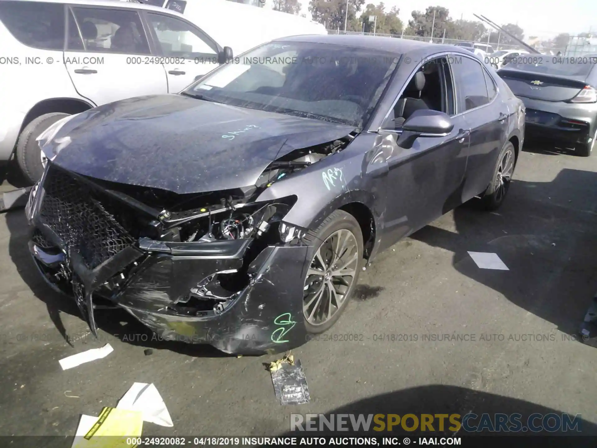 2 Photograph of a damaged car 4T1B11HK7KU742386 TOYOTA CAMRY 2019