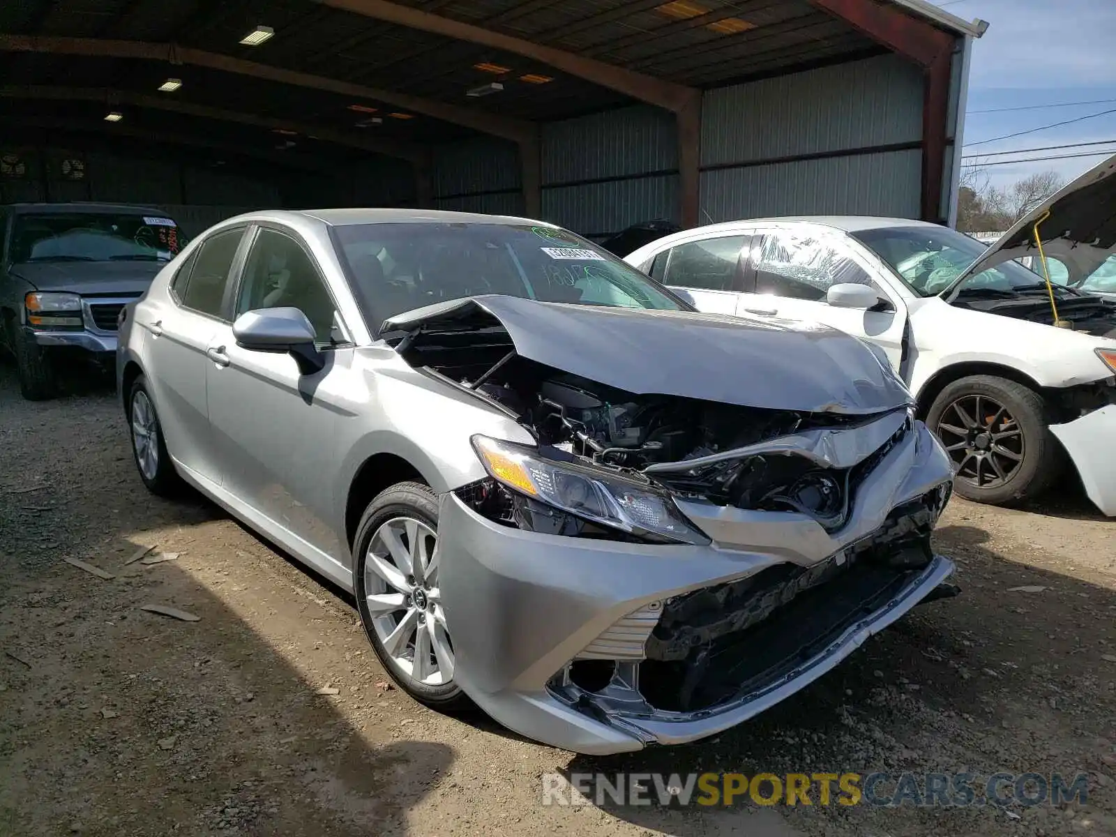 1 Photograph of a damaged car 4T1B11HK7KU742551 TOYOTA CAMRY 2019