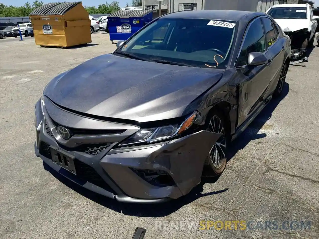 2 Photograph of a damaged car 4T1B11HK7KU745224 TOYOTA CAMRY 2019