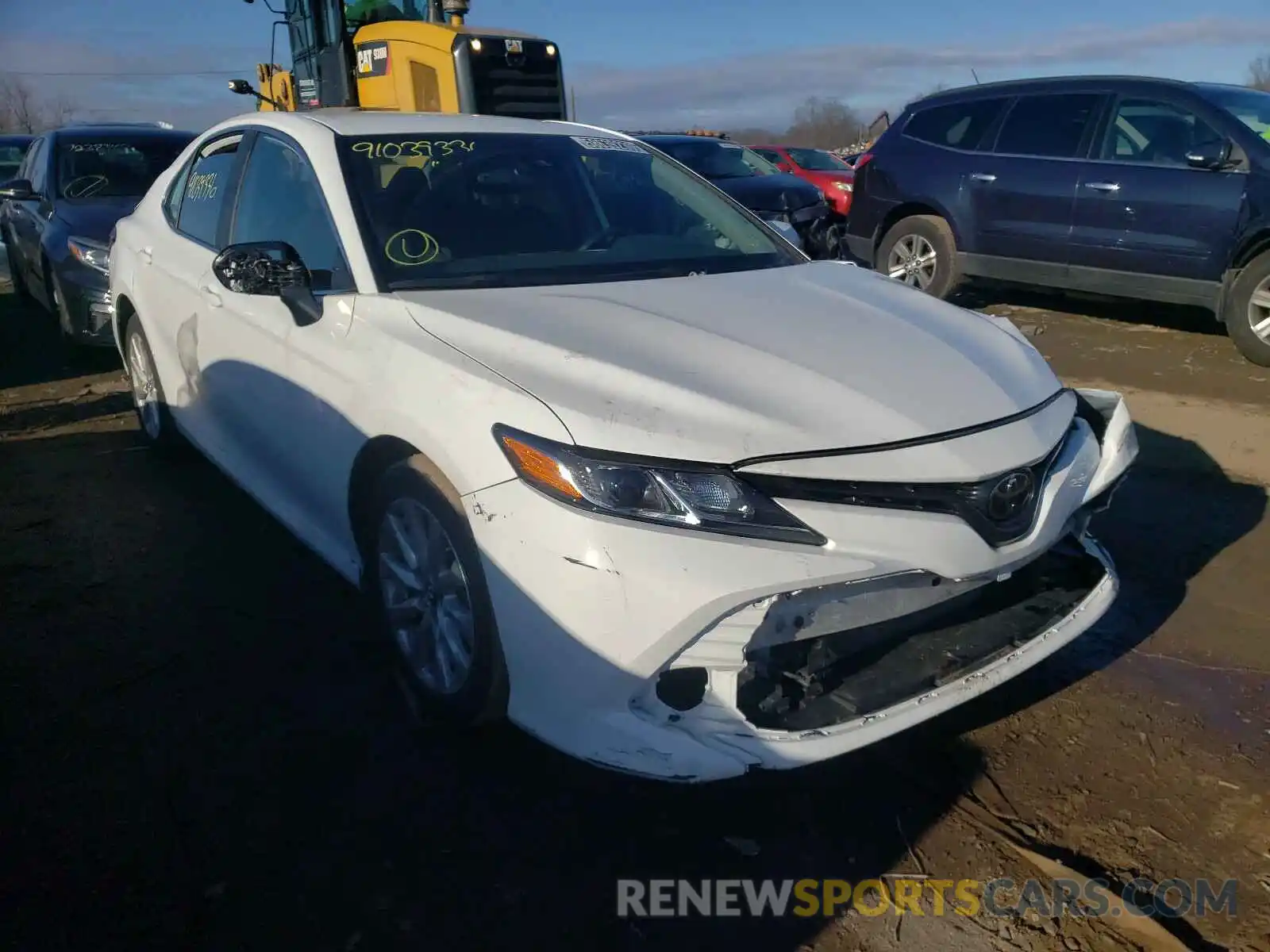 1 Photograph of a damaged car 4T1B11HK7KU745384 TOYOTA CAMRY 2019