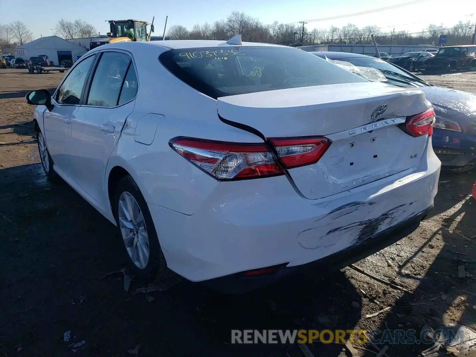 3 Photograph of a damaged car 4T1B11HK7KU745384 TOYOTA CAMRY 2019