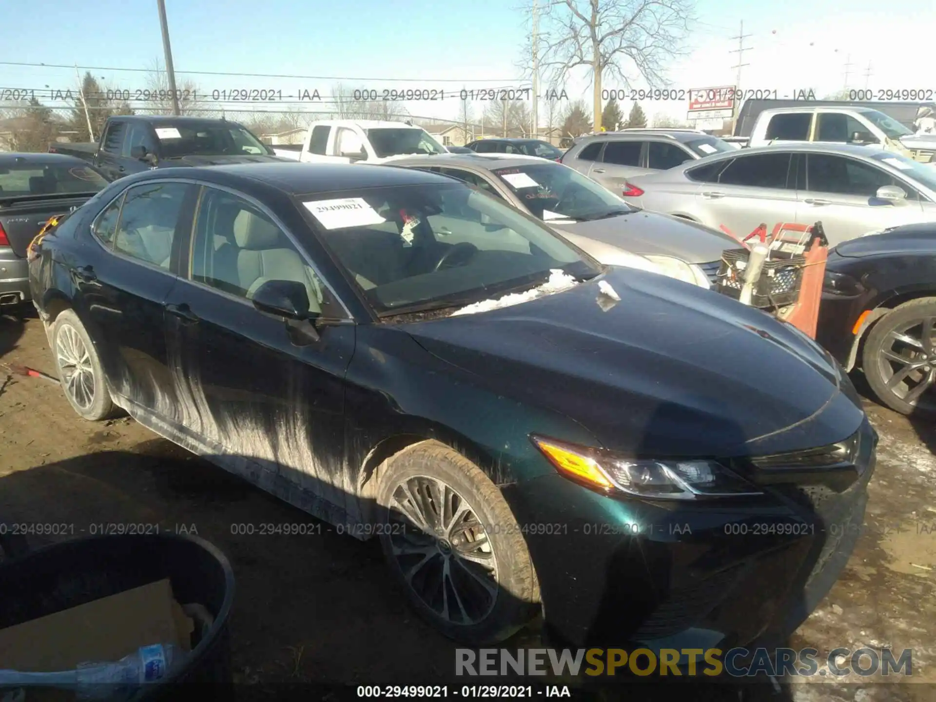 1 Photograph of a damaged car 4T1B11HK7KU746003 TOYOTA CAMRY 2019