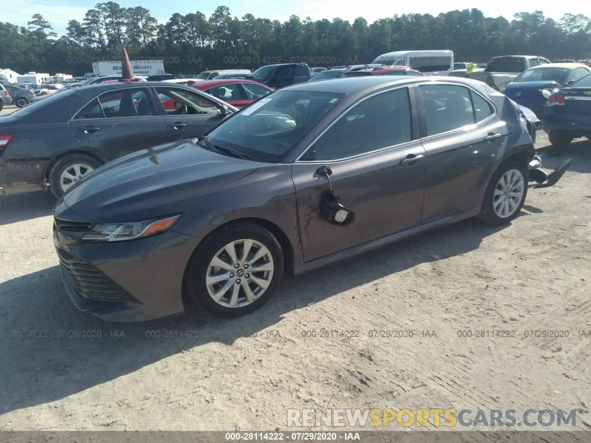 2 Photograph of a damaged car 4T1B11HK7KU746602 TOYOTA CAMRY 2019