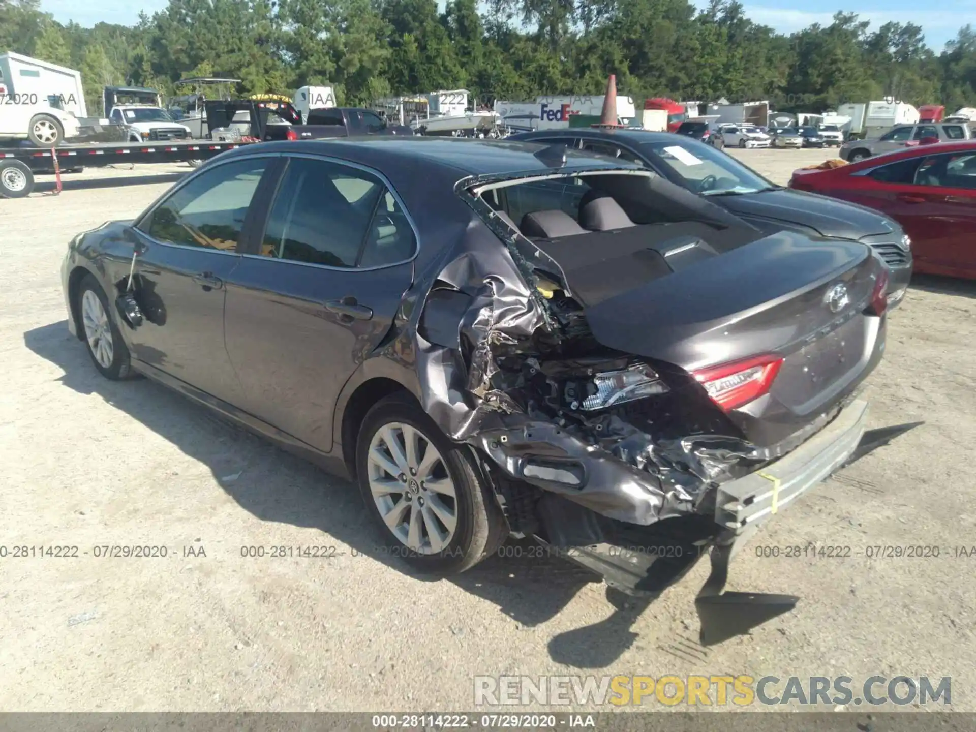 3 Photograph of a damaged car 4T1B11HK7KU746602 TOYOTA CAMRY 2019