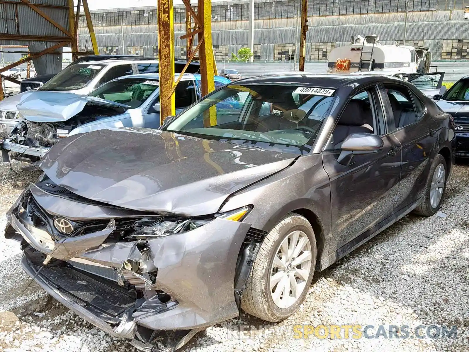 2 Photograph of a damaged car 4T1B11HK7KU747703 TOYOTA CAMRY 2019