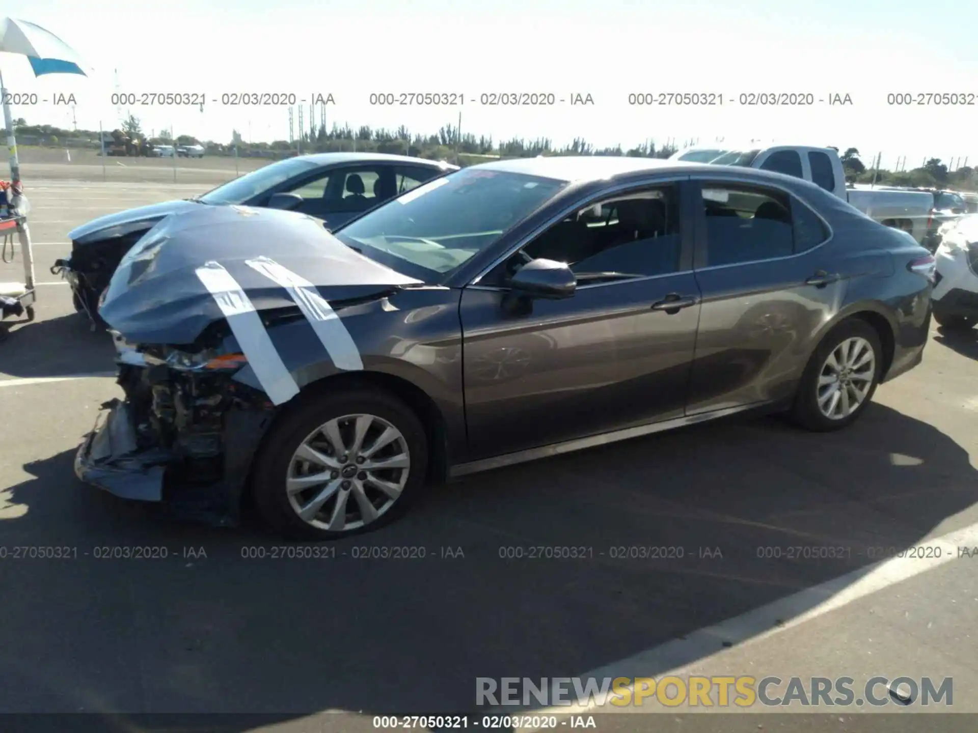 2 Photograph of a damaged car 4T1B11HK7KU748429 TOYOTA CAMRY 2019