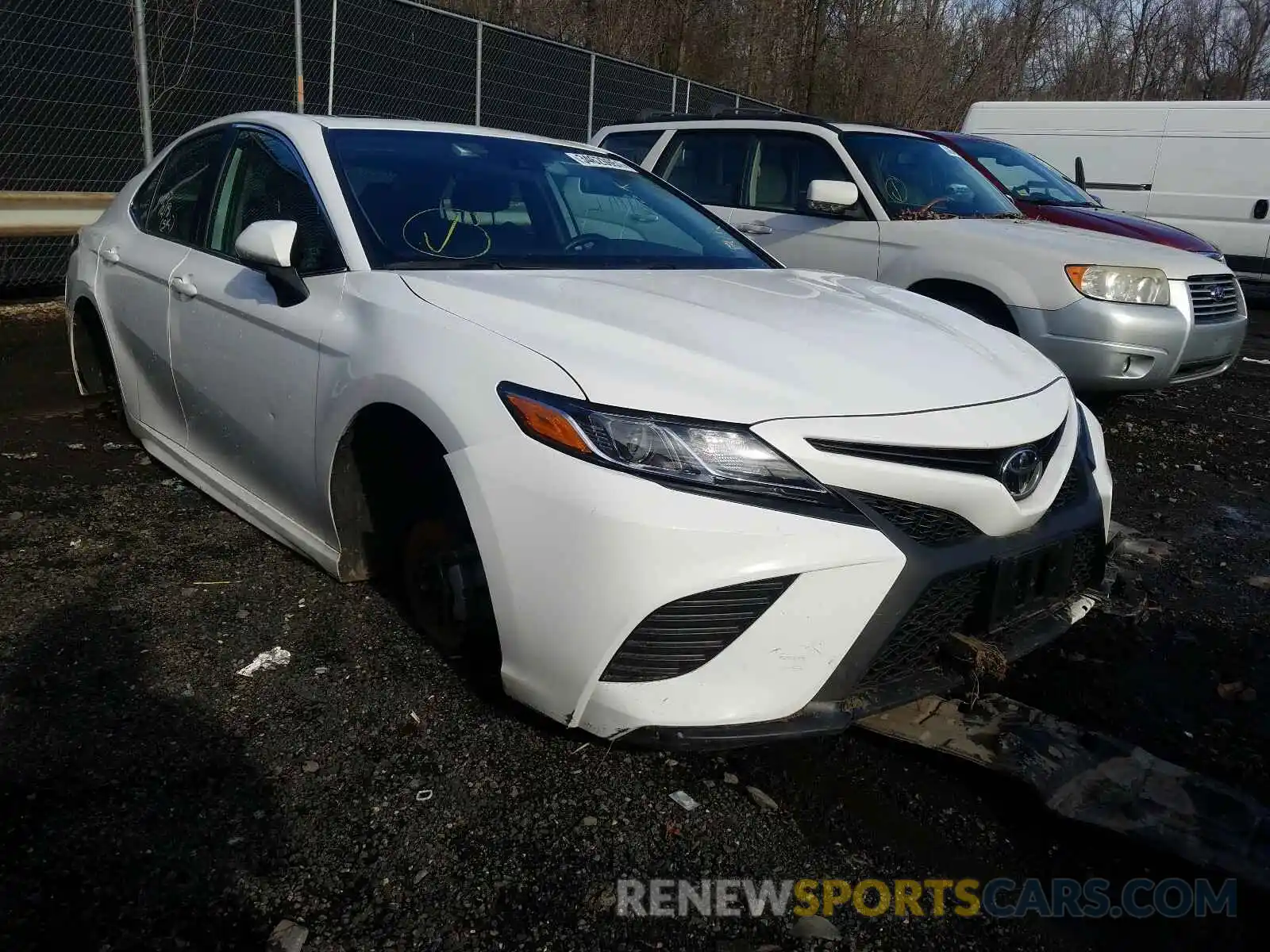 1 Photograph of a damaged car 4T1B11HK7KU753078 TOYOTA CAMRY 2019