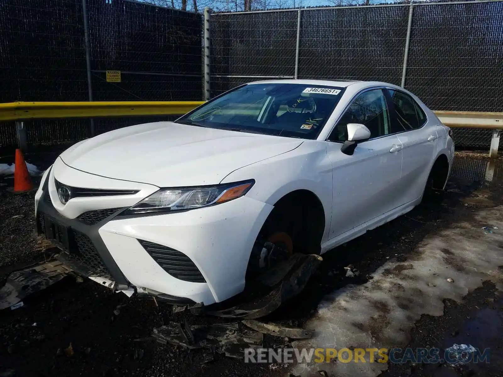 2 Photograph of a damaged car 4T1B11HK7KU753078 TOYOTA CAMRY 2019