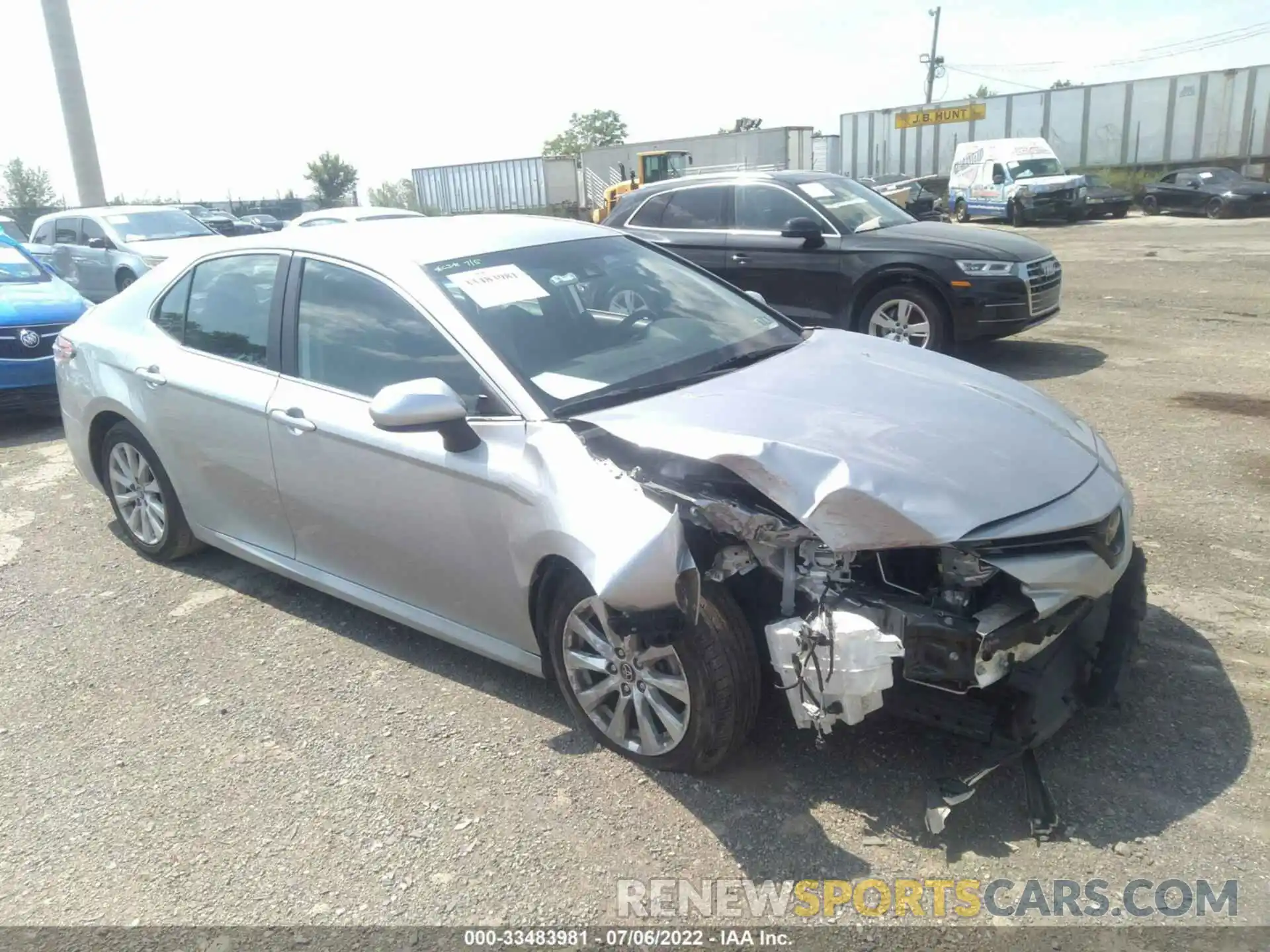 1 Photograph of a damaged car 4T1B11HK7KU753856 TOYOTA CAMRY 2019