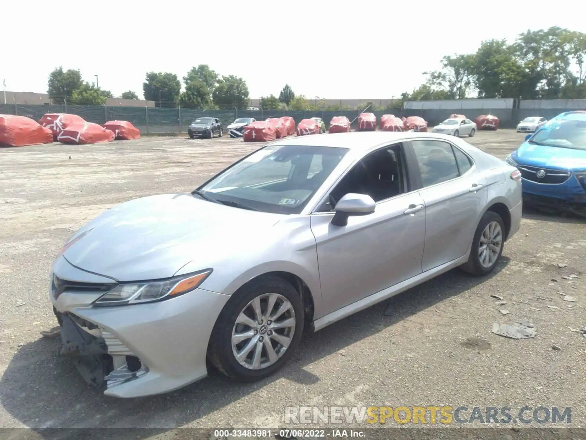 2 Photograph of a damaged car 4T1B11HK7KU753856 TOYOTA CAMRY 2019