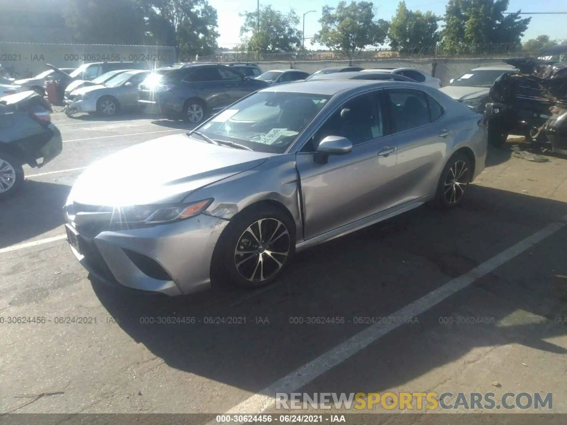 2 Photograph of a damaged car 4T1B11HK7KU754540 TOYOTA CAMRY 2019