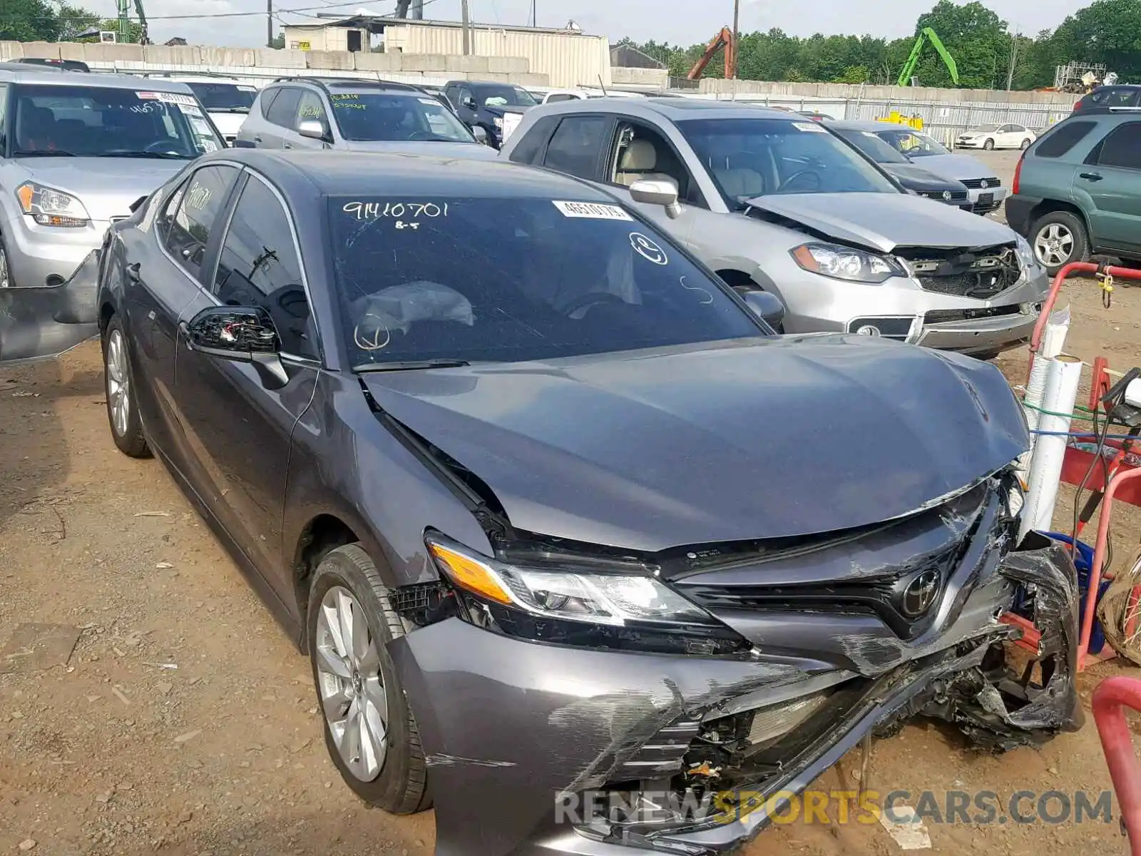 1 Photograph of a damaged car 4T1B11HK7KU756661 TOYOTA CAMRY 2019