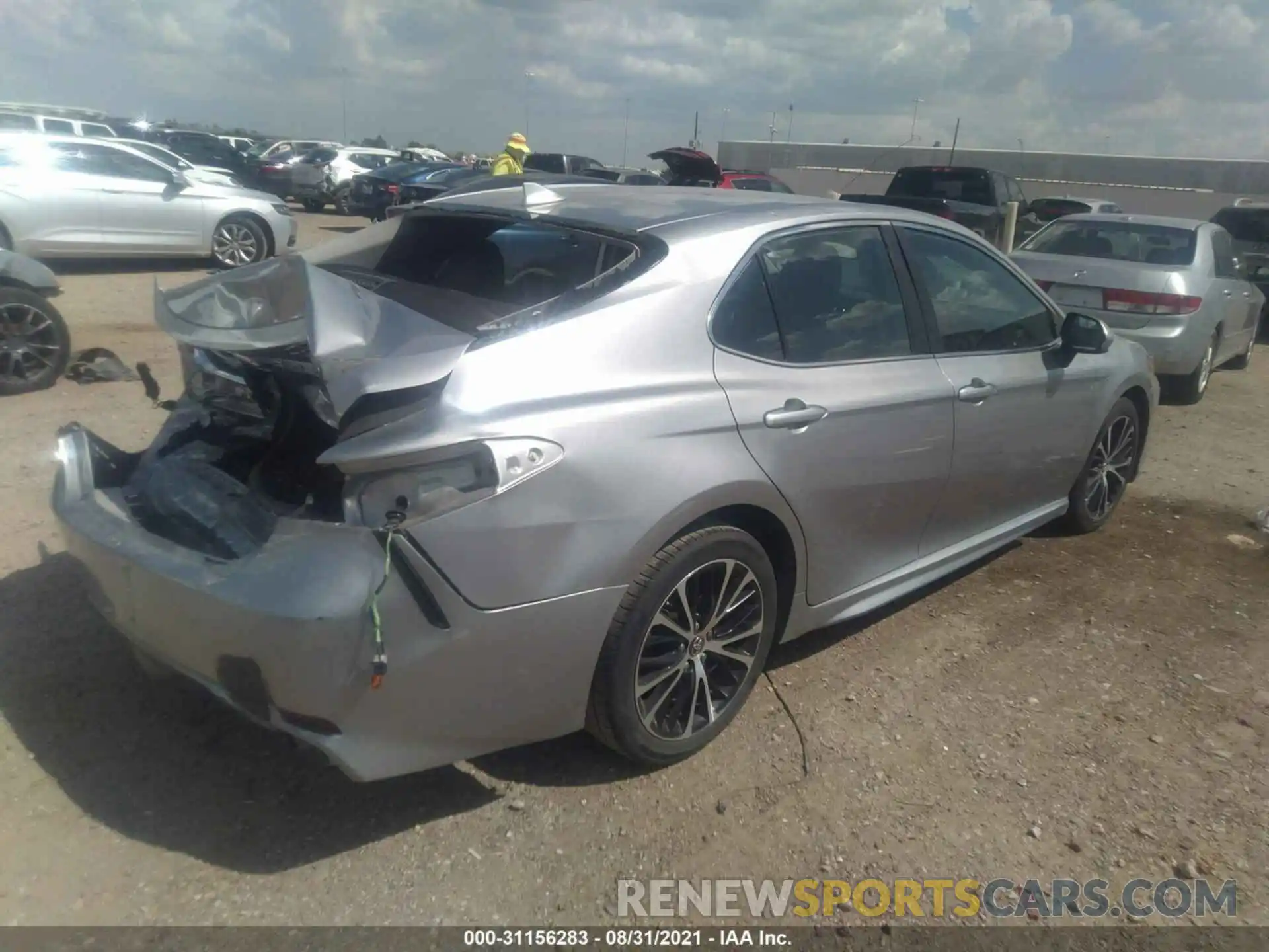 4 Photograph of a damaged car 4T1B11HK7KU756904 TOYOTA CAMRY 2019