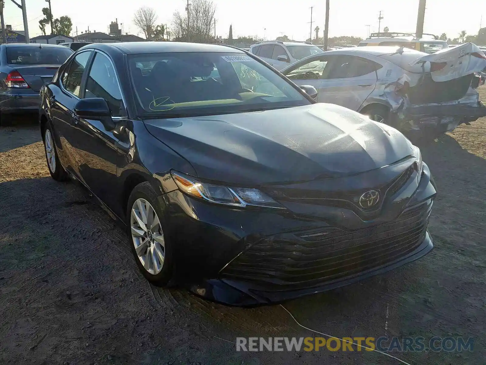 1 Photograph of a damaged car 4T1B11HK7KU757826 TOYOTA CAMRY 2019