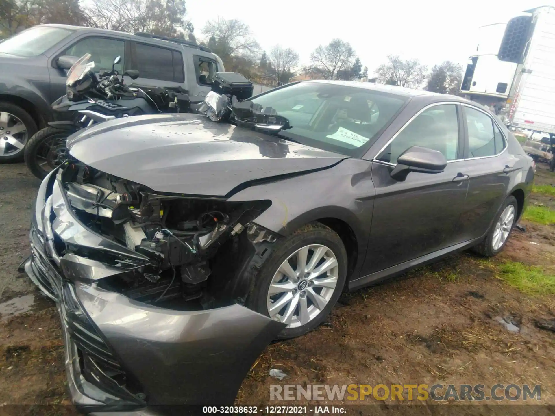 2 Photograph of a damaged car 4T1B11HK7KU758006 TOYOTA CAMRY 2019