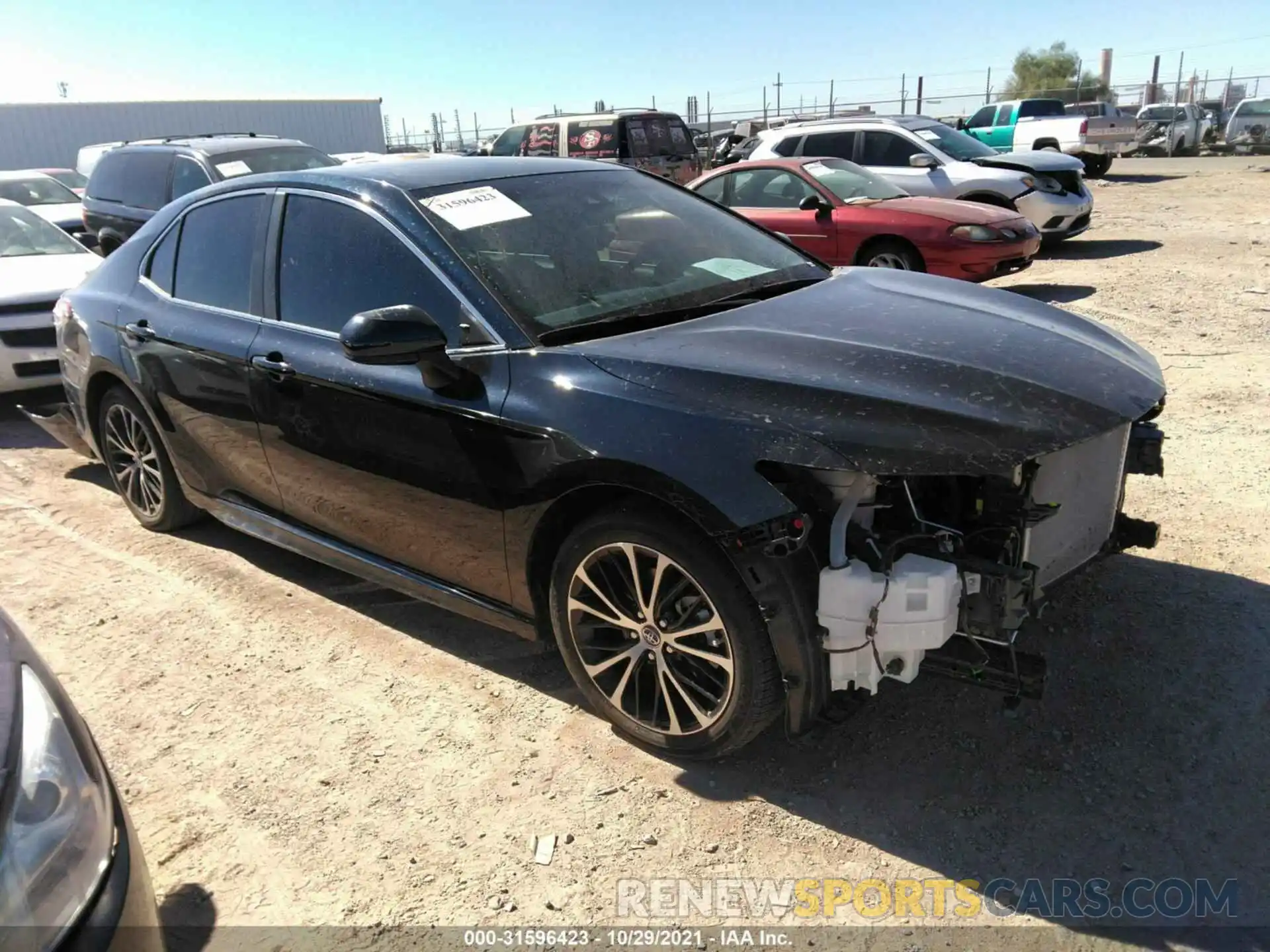 1 Photograph of a damaged car 4T1B11HK7KU758152 TOYOTA CAMRY 2019