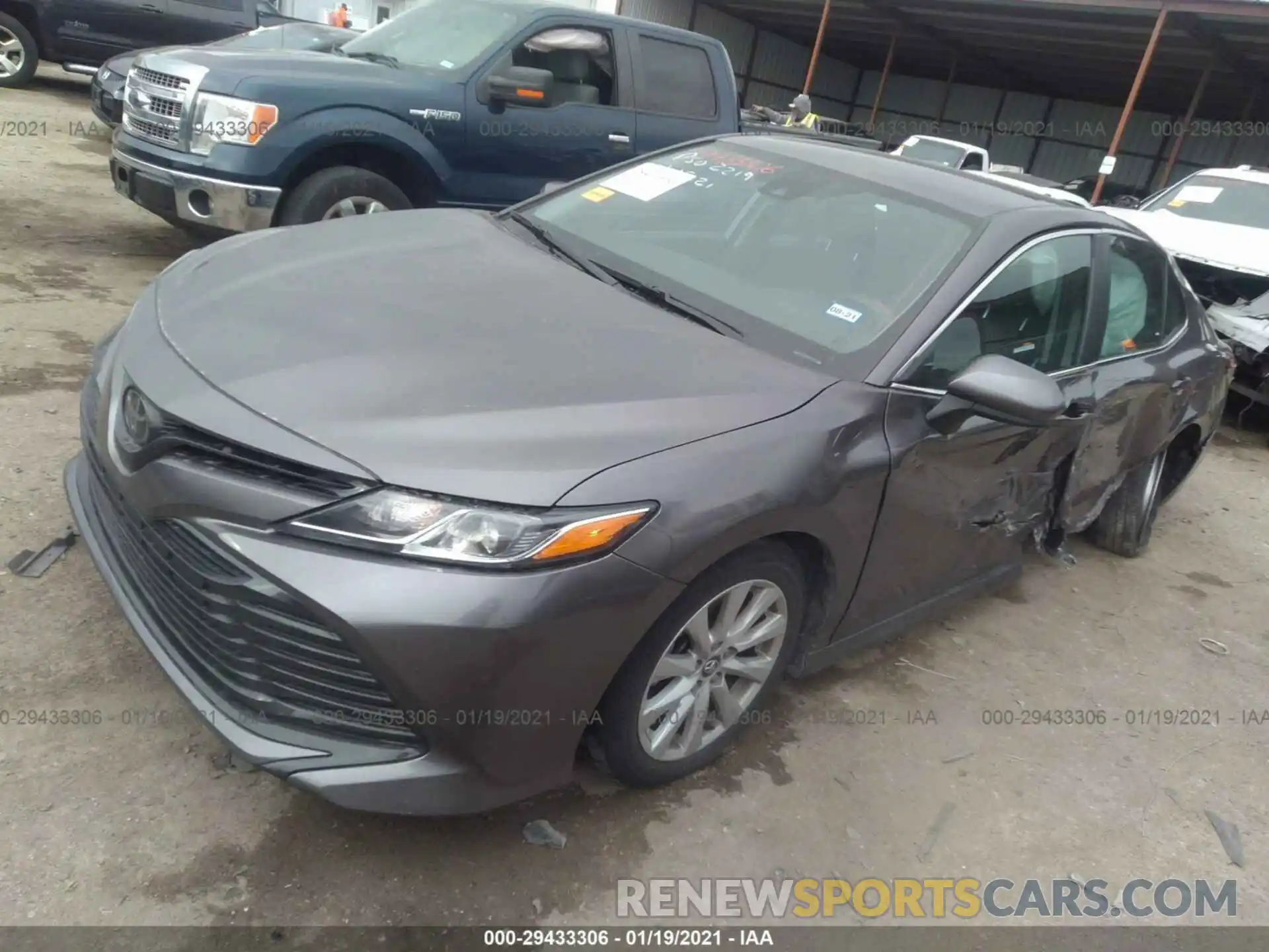 2 Photograph of a damaged car 4T1B11HK7KU758880 TOYOTA CAMRY 2019