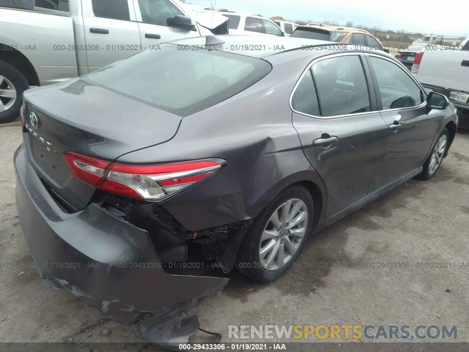 4 Photograph of a damaged car 4T1B11HK7KU758880 TOYOTA CAMRY 2019