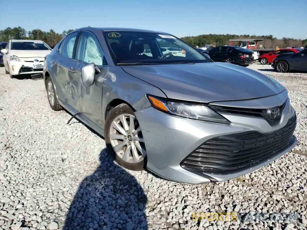 1 Photograph of a damaged car 4T1B11HK7KU760080 TOYOTA CAMRY 2019