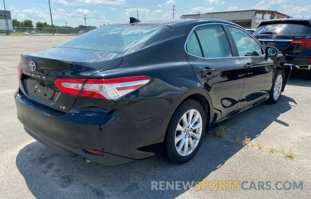 4 Photograph of a damaged car 4T1B11HK7KU760113 TOYOTA CAMRY 2019