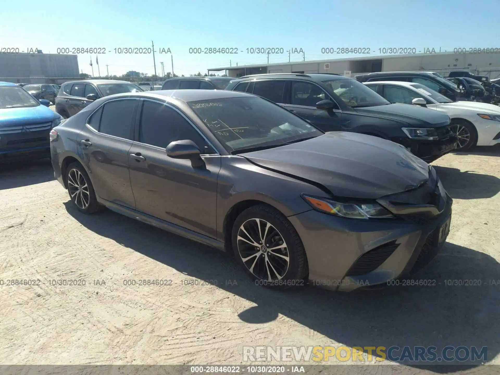 1 Photograph of a damaged car 4T1B11HK7KU760337 TOYOTA CAMRY 2019