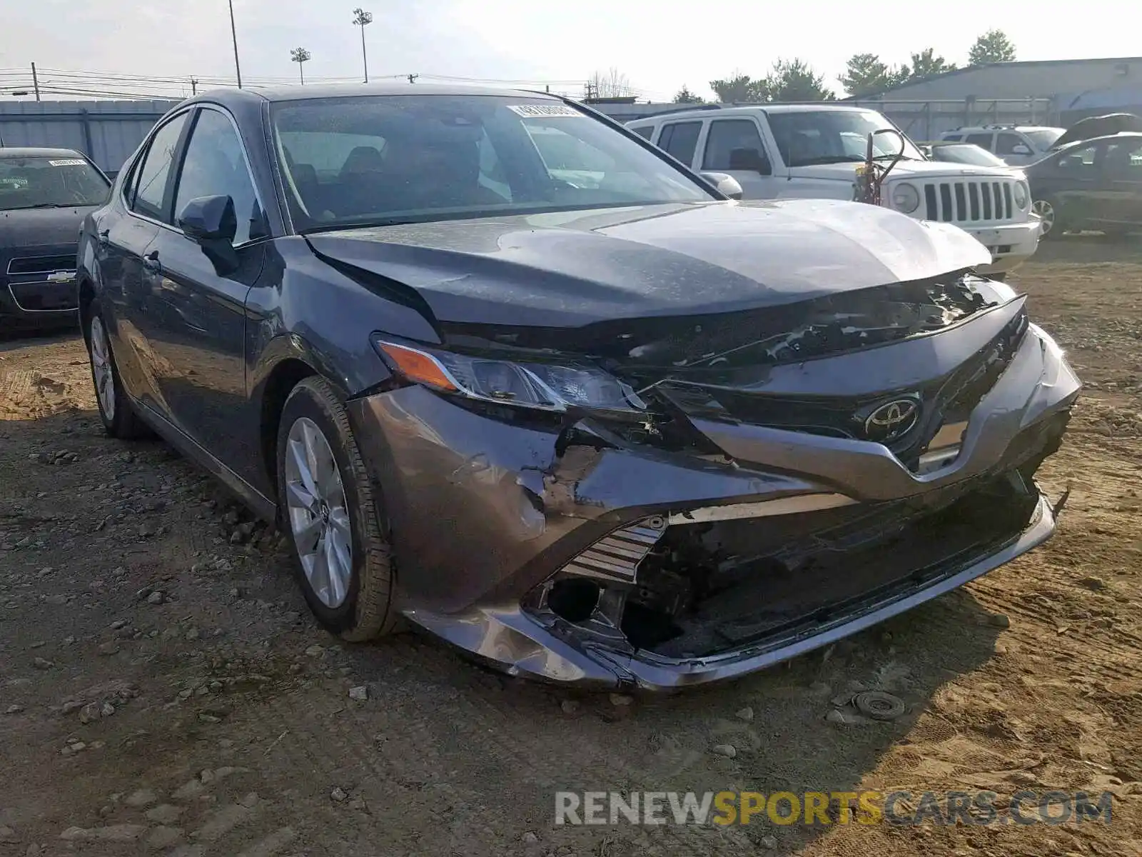 1 Photograph of a damaged car 4T1B11HK7KU762248 TOYOTA CAMRY 2019