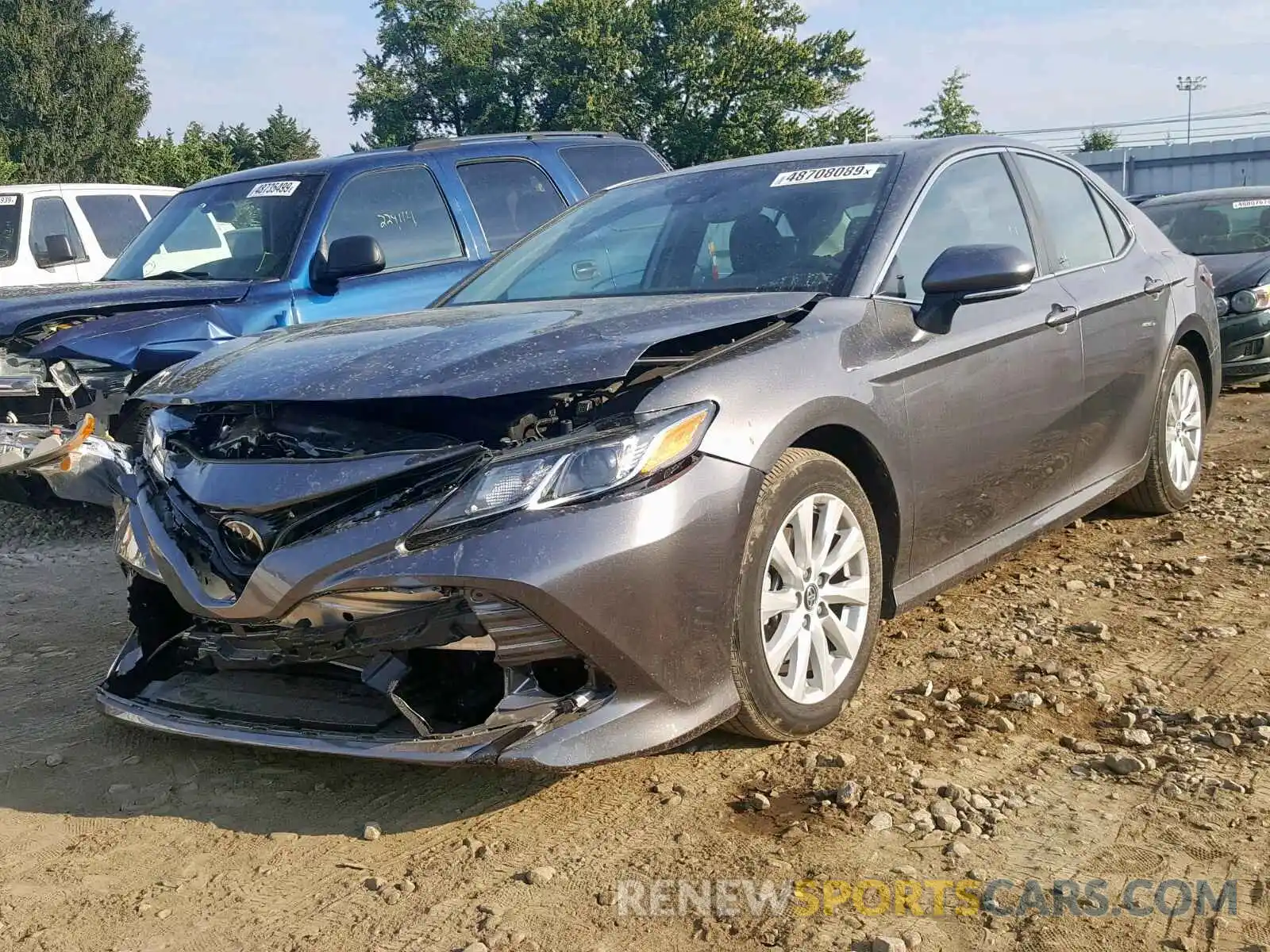 2 Photograph of a damaged car 4T1B11HK7KU762248 TOYOTA CAMRY 2019