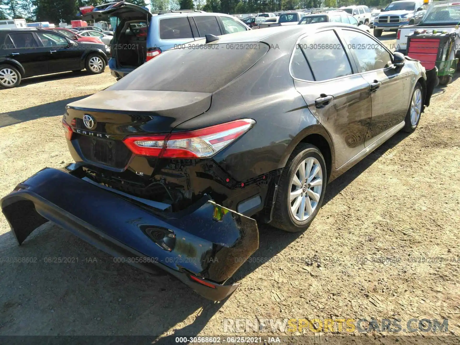 4 Photograph of a damaged car 4T1B11HK7KU763612 TOYOTA CAMRY 2019