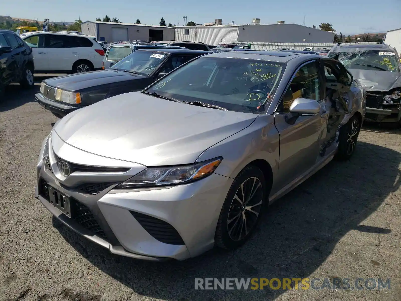 2 Photograph of a damaged car 4T1B11HK7KU765778 TOYOTA CAMRY 2019