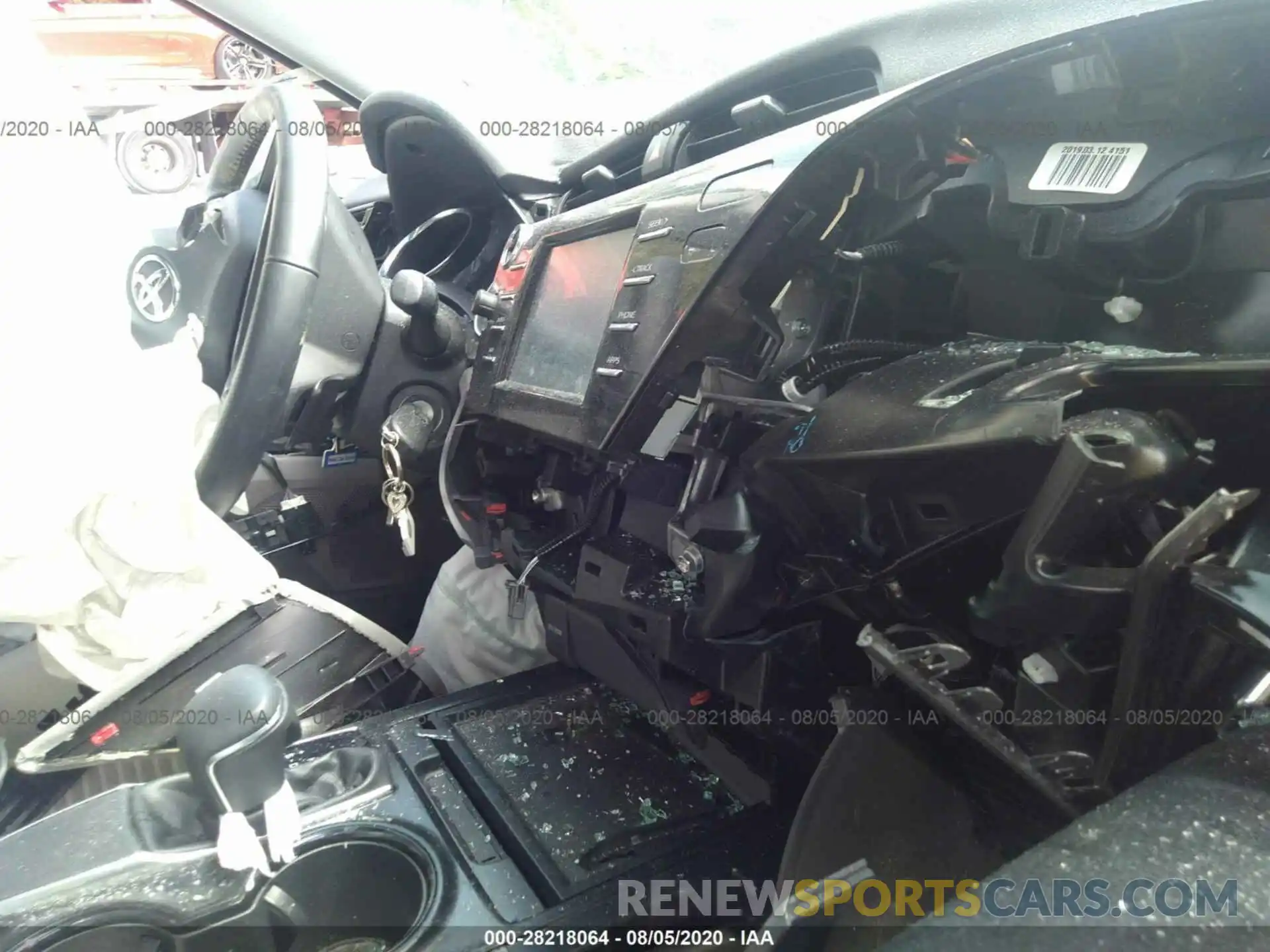 5 Photograph of a damaged car 4T1B11HK7KU766476 TOYOTA CAMRY 2019