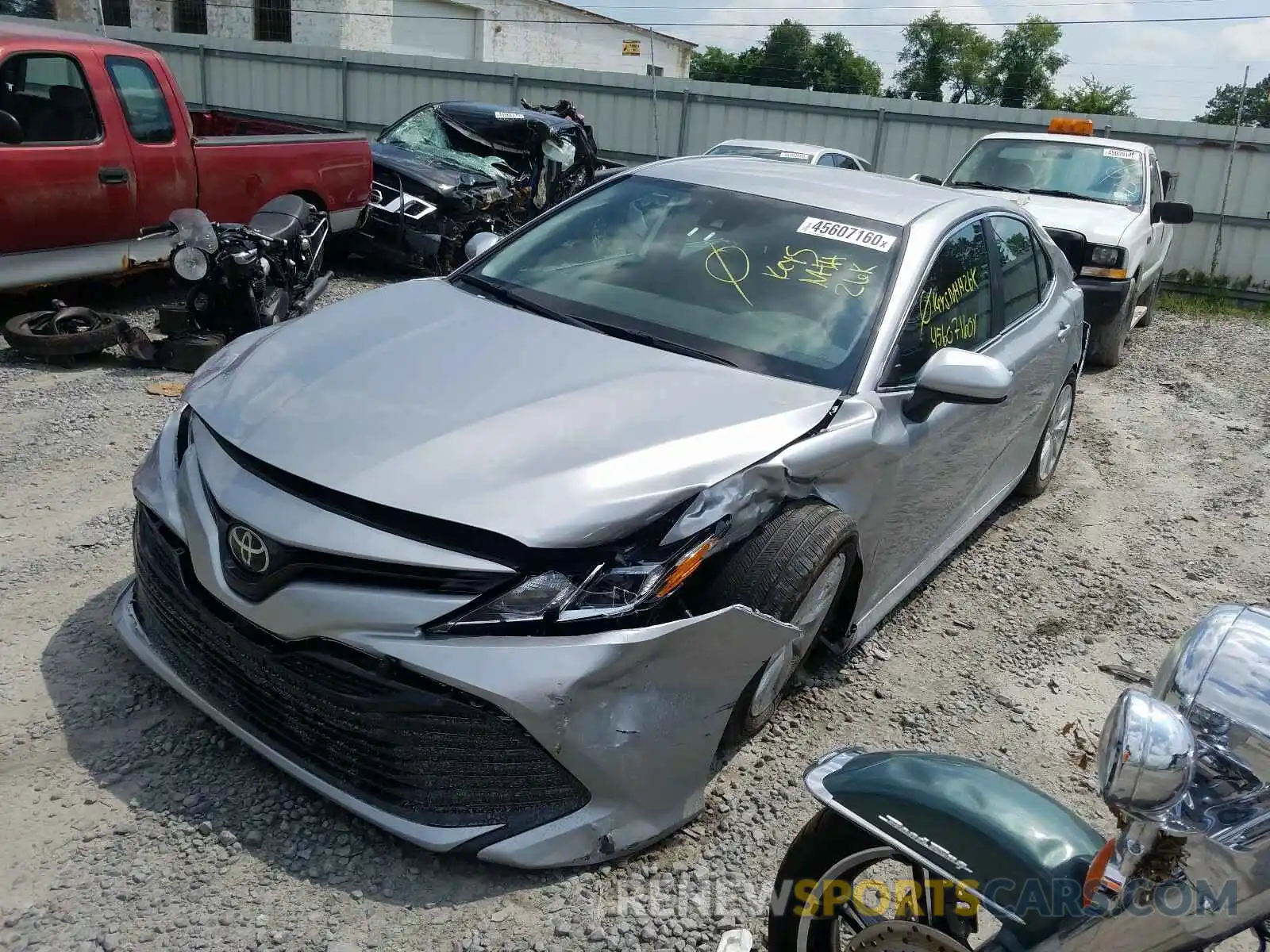 2 Photograph of a damaged car 4T1B11HK7KU770673 TOYOTA CAMRY 2019