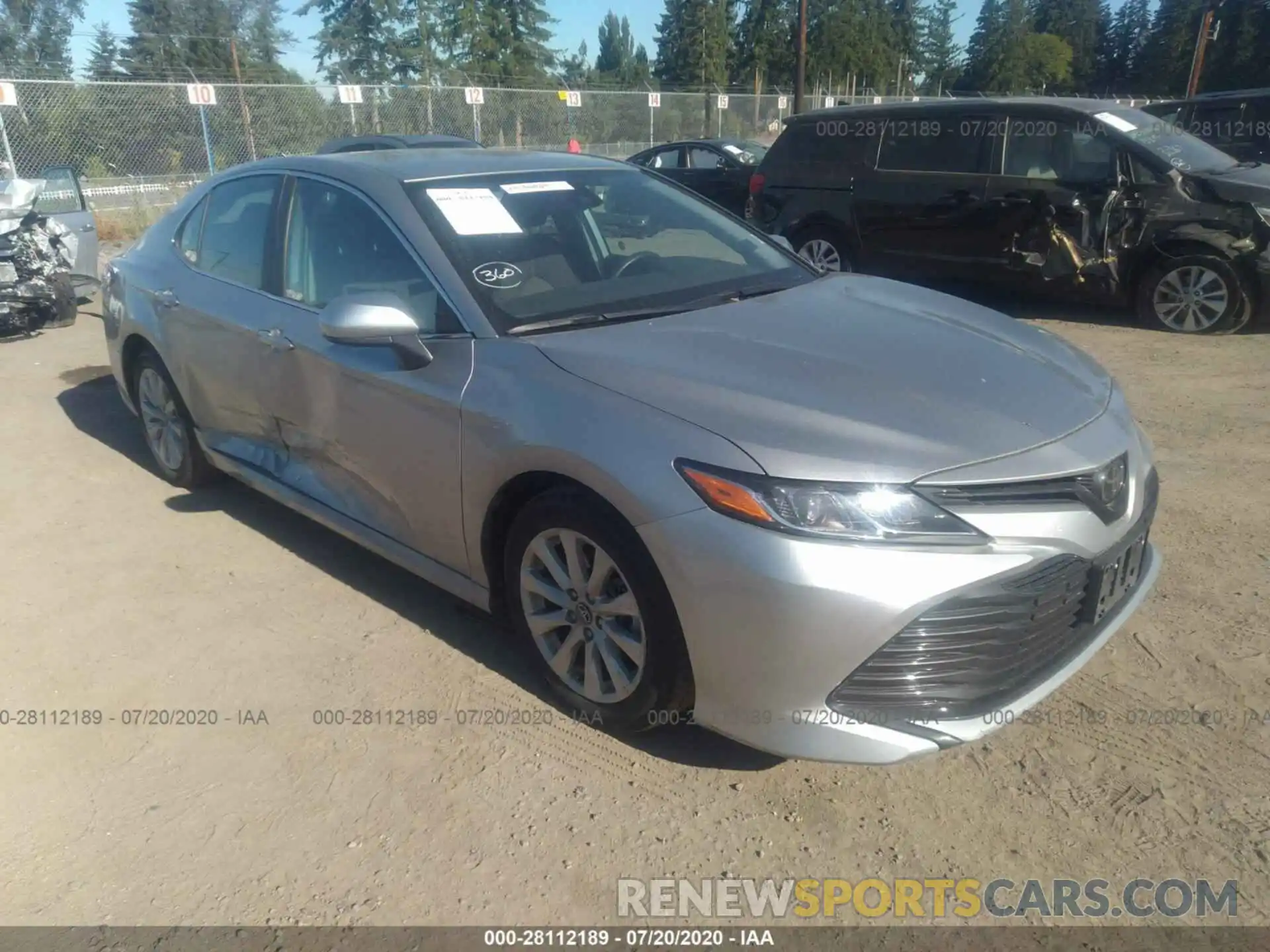 1 Photograph of a damaged car 4T1B11HK7KU771211 TOYOTA CAMRY 2019