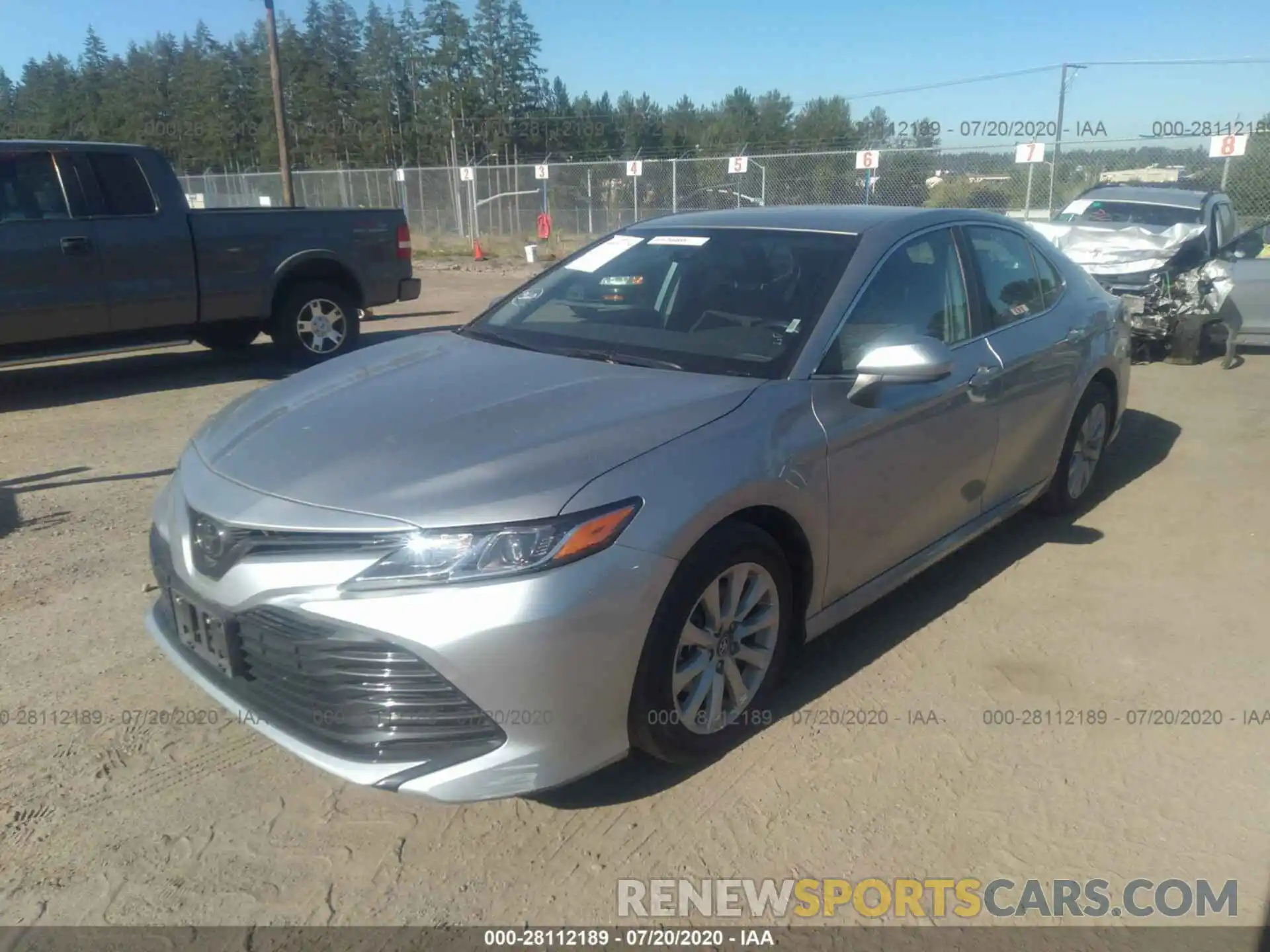 2 Photograph of a damaged car 4T1B11HK7KU771211 TOYOTA CAMRY 2019