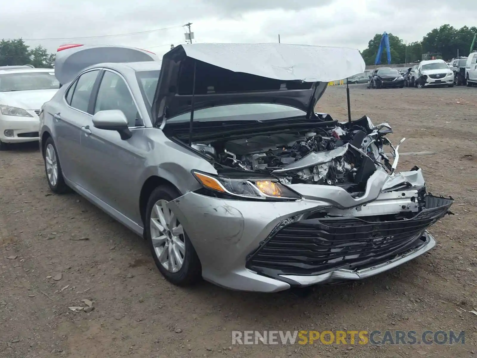 1 Photograph of a damaged car 4T1B11HK7KU771337 TOYOTA CAMRY 2019