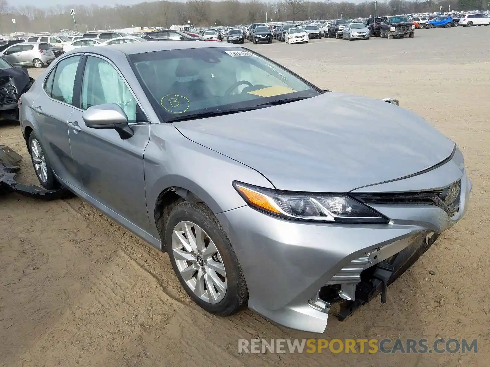 1 Photograph of a damaged car 4T1B11HK7KU772097 TOYOTA CAMRY 2019