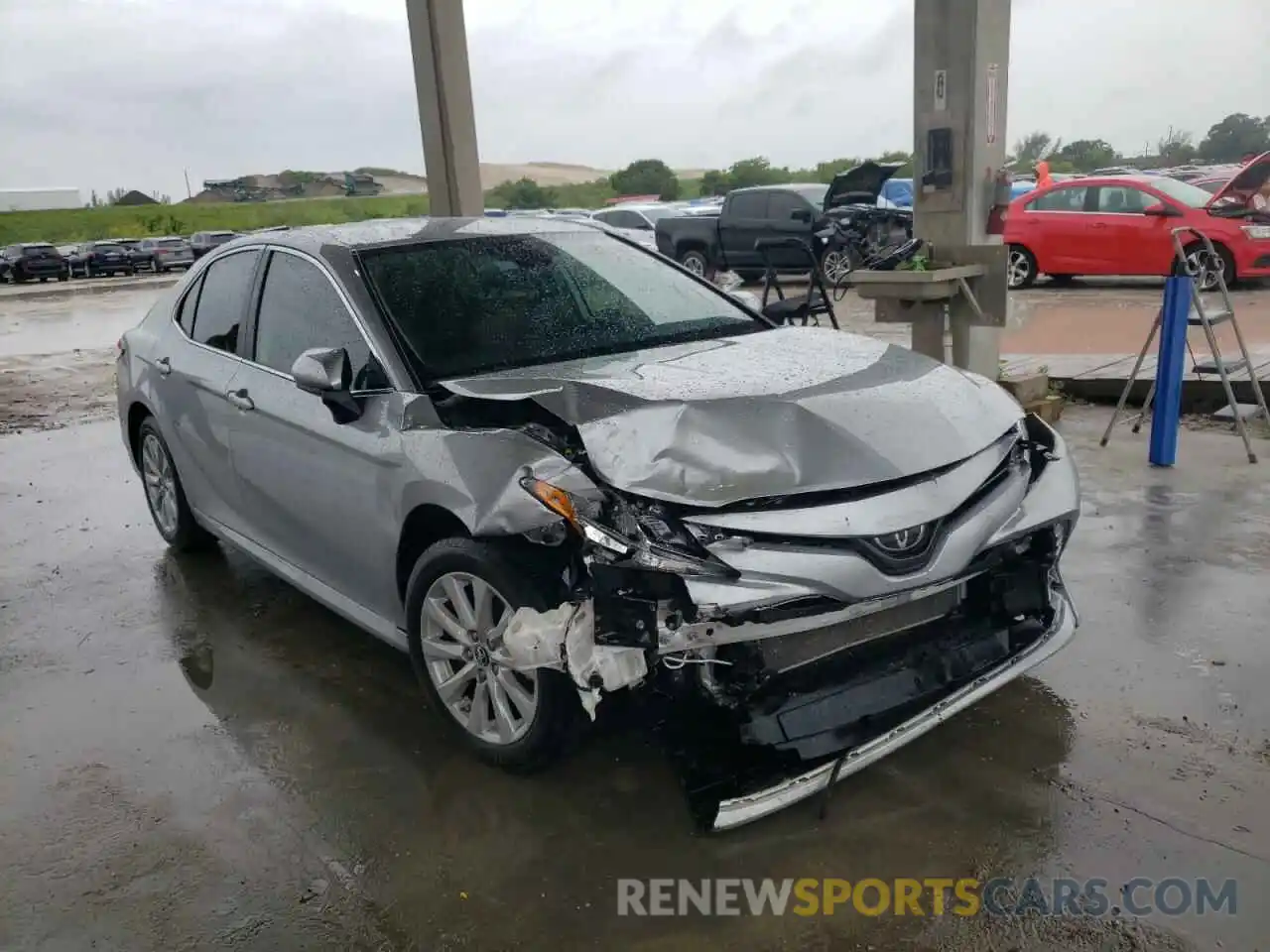 1 Photograph of a damaged car 4T1B11HK7KU772777 TOYOTA CAMRY 2019