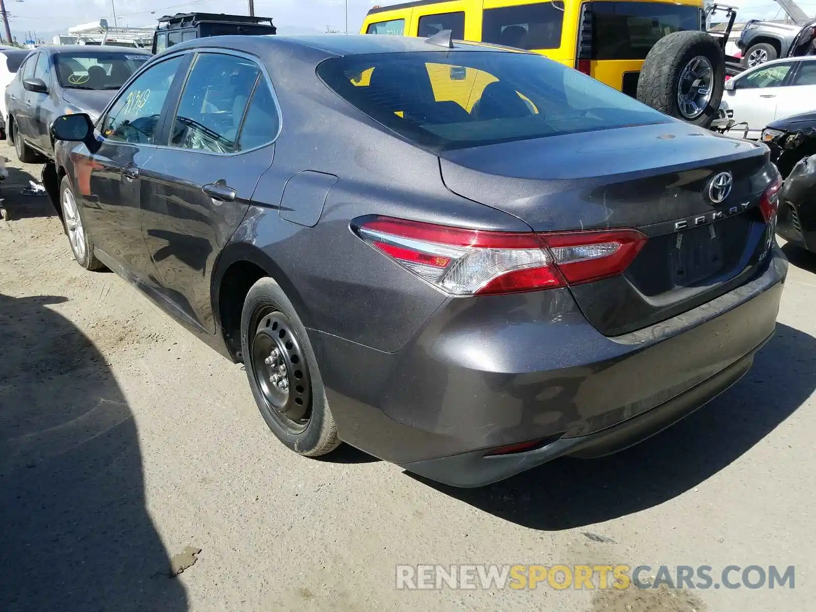 3 Photograph of a damaged car 4T1B11HK7KU772892 TOYOTA CAMRY 2019