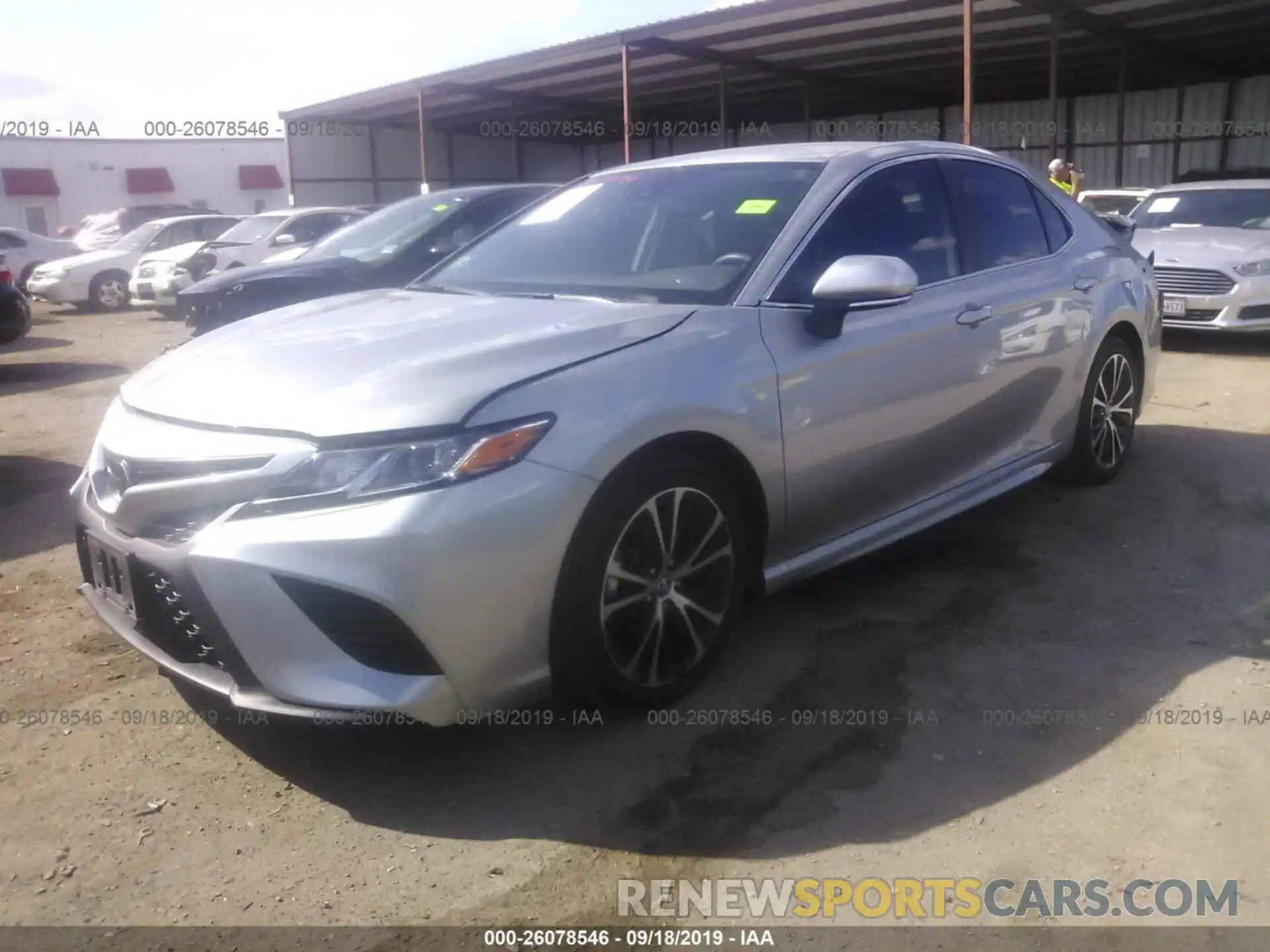 2 Photograph of a damaged car 4T1B11HK7KU772987 TOYOTA CAMRY 2019