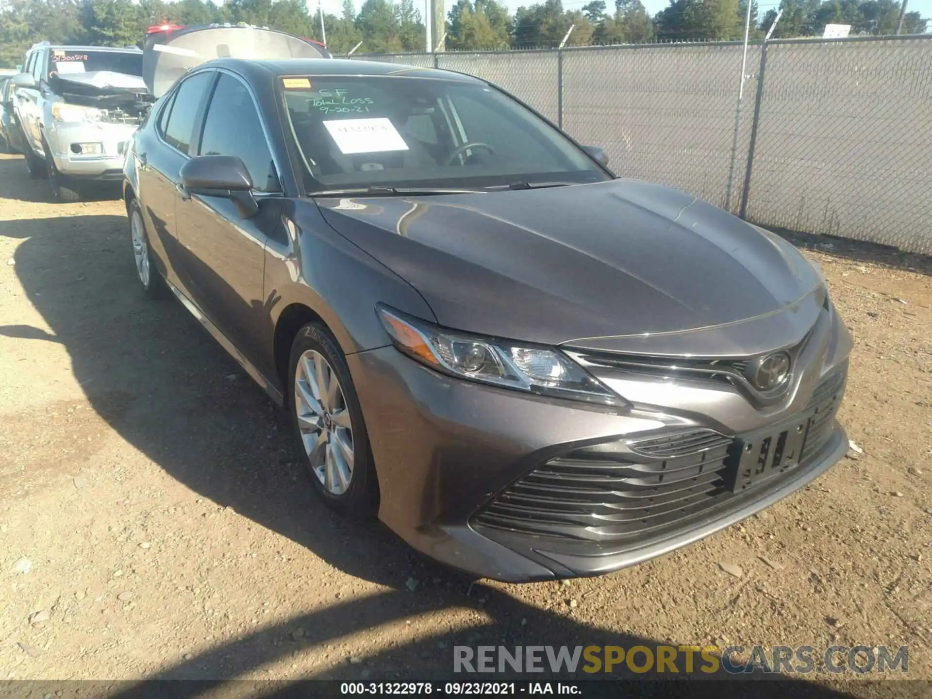 1 Photograph of a damaged car 4T1B11HK7KU772990 TOYOTA CAMRY 2019