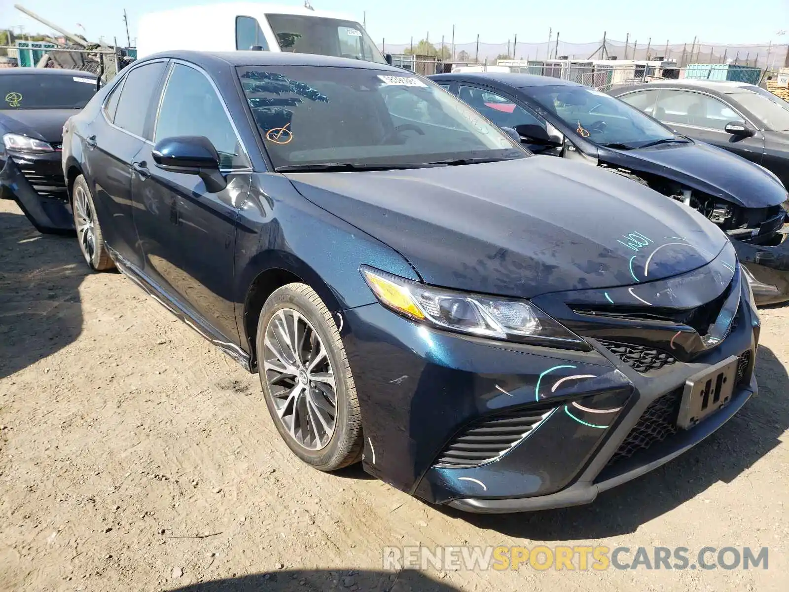 1 Photograph of a damaged car 4T1B11HK7KU773038 TOYOTA CAMRY 2019