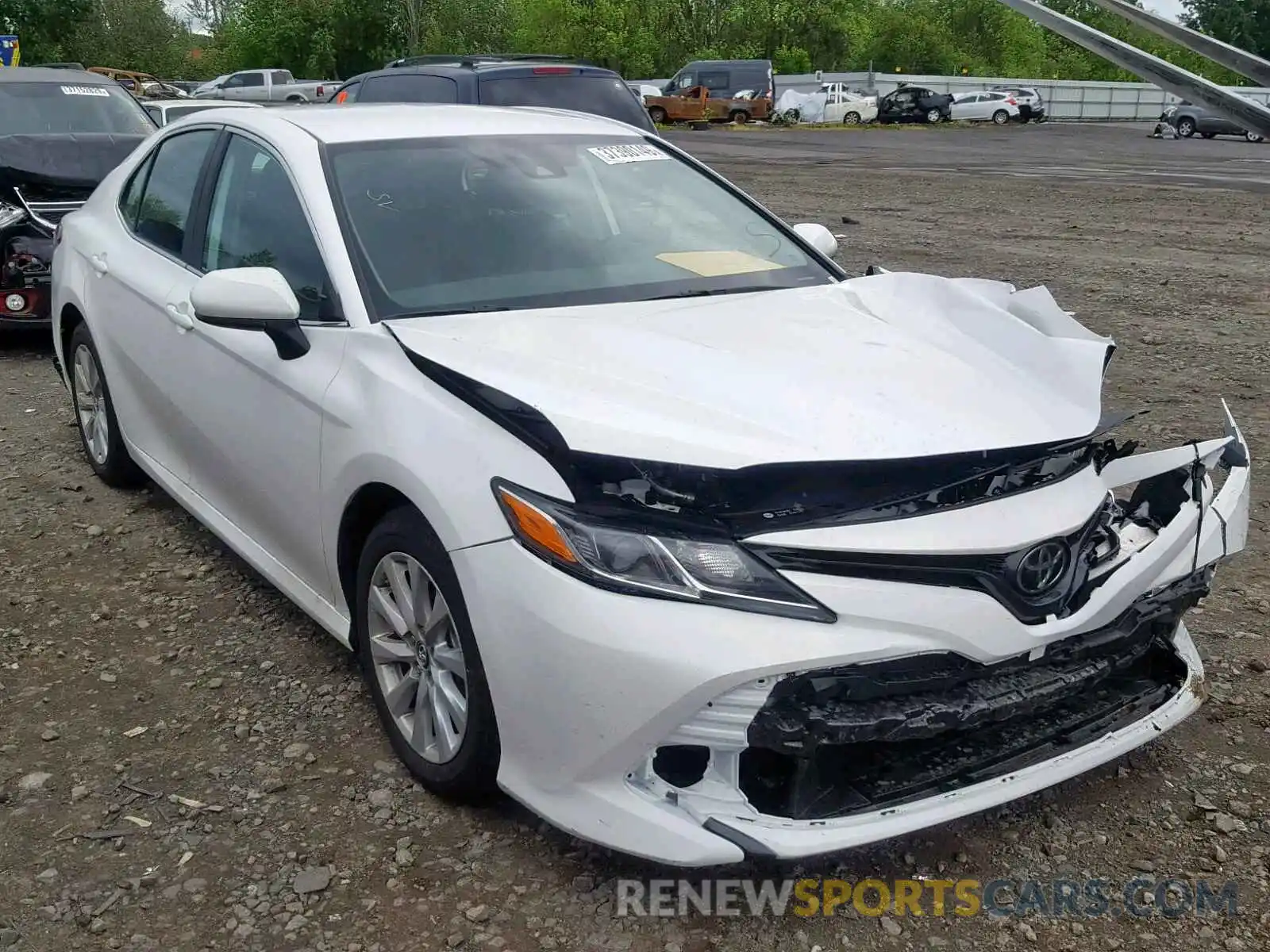 1 Photograph of a damaged car 4T1B11HK7KU773153 TOYOTA CAMRY 2019