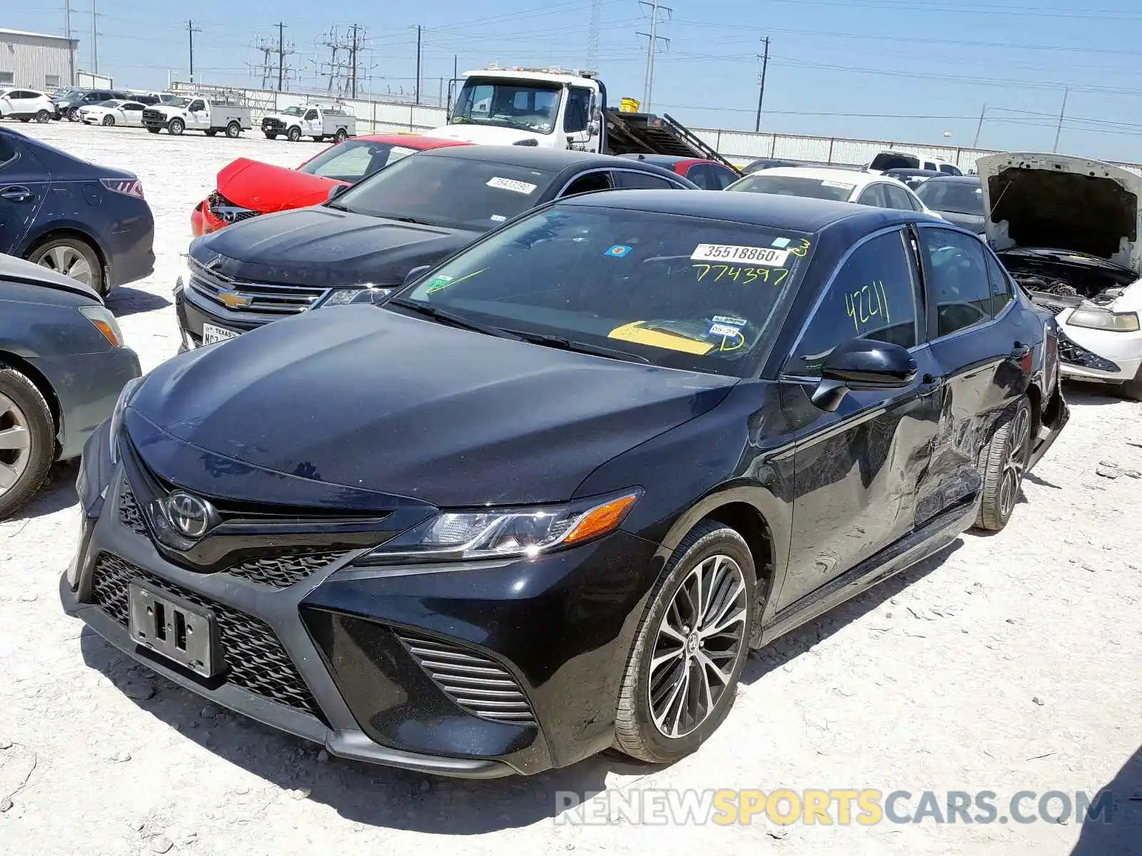 2 Photograph of a damaged car 4T1B11HK7KU774397 TOYOTA CAMRY 2019