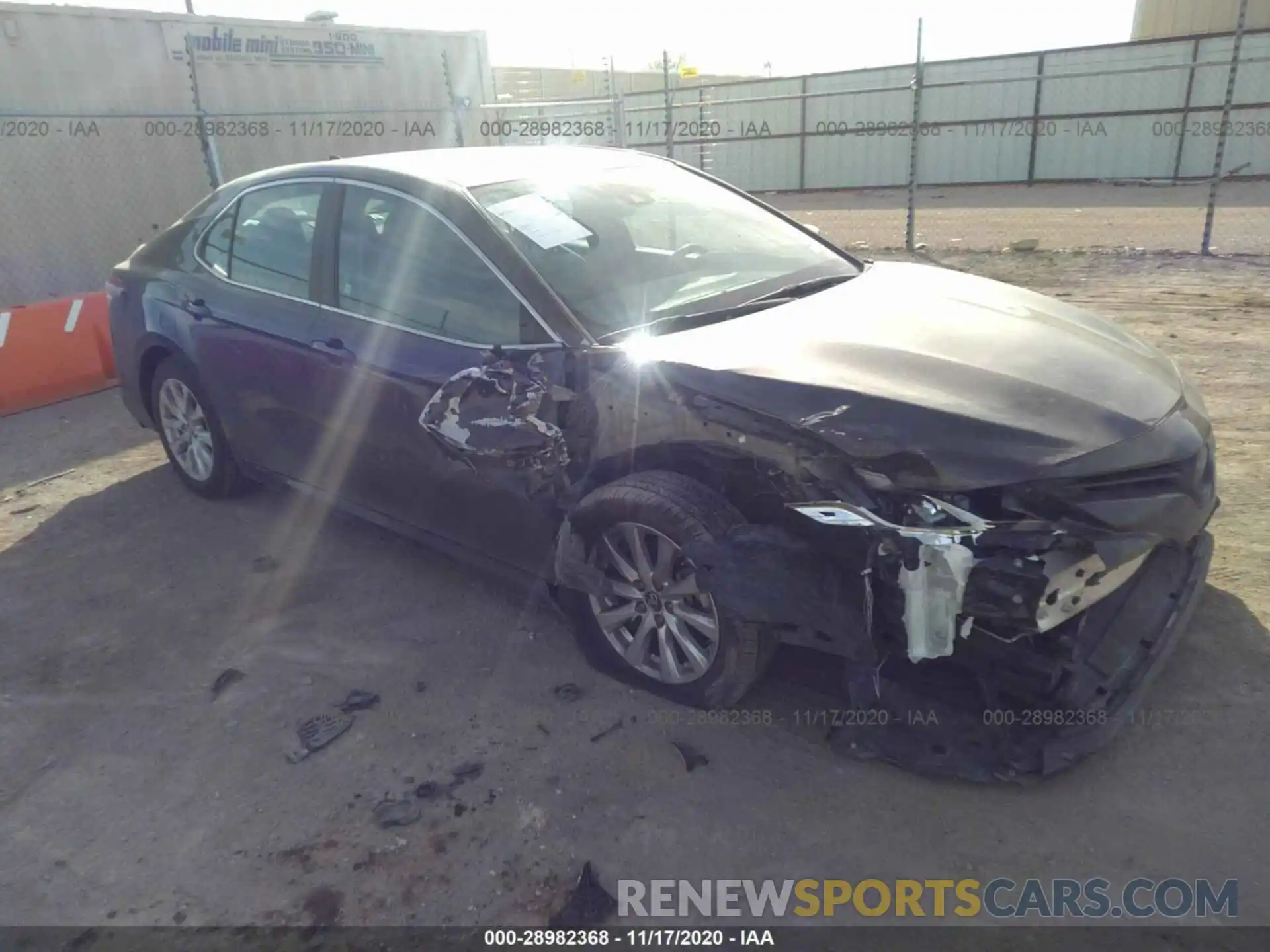 1 Photograph of a damaged car 4T1B11HK7KU776005 TOYOTA CAMRY 2019