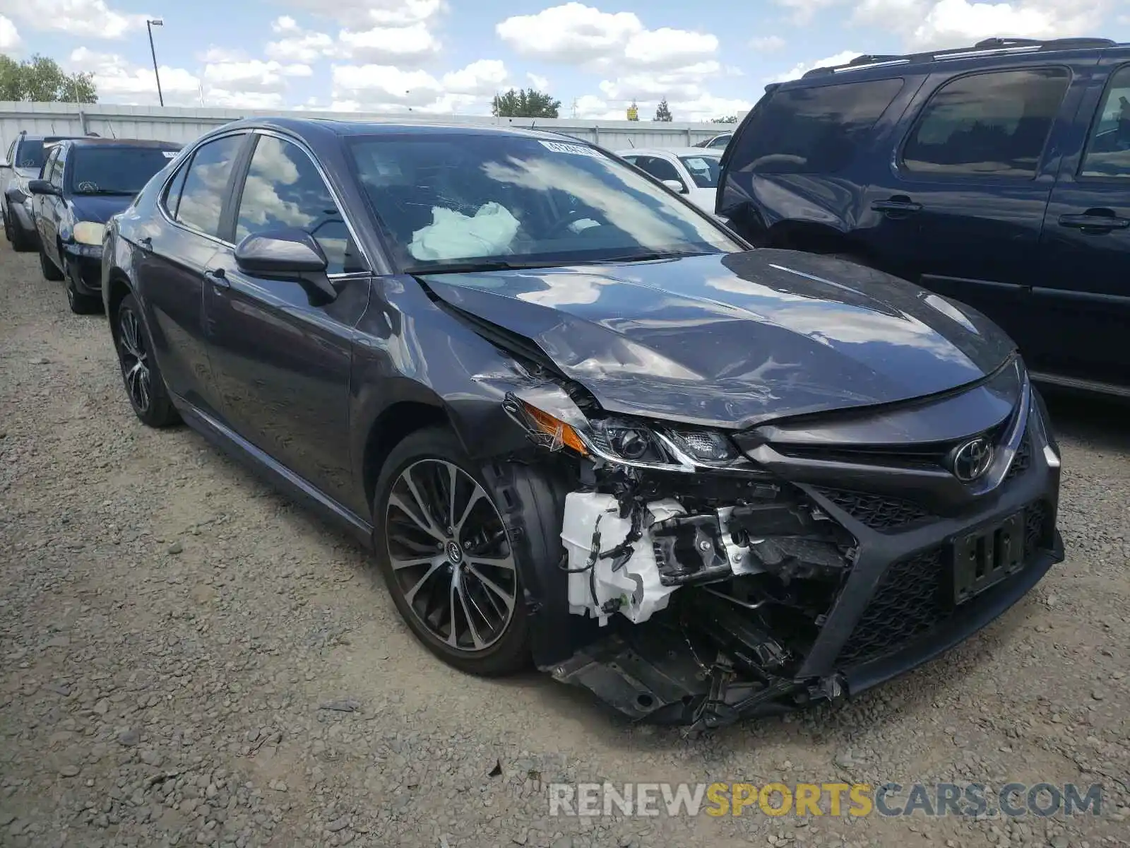 1 Photograph of a damaged car 4T1B11HK7KU777896 TOYOTA CAMRY 2019