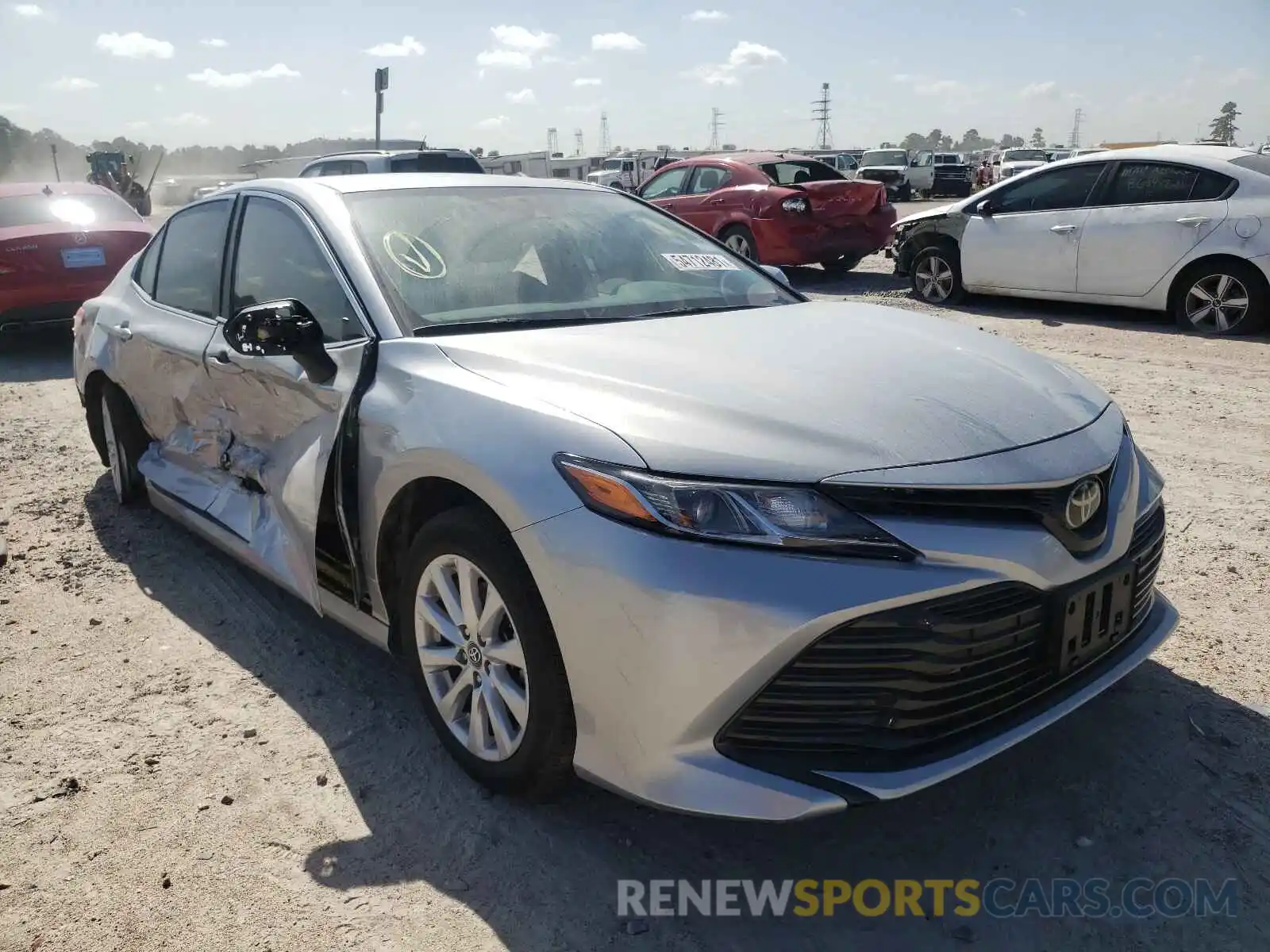 1 Photograph of a damaged car 4T1B11HK7KU779163 TOYOTA CAMRY 2019