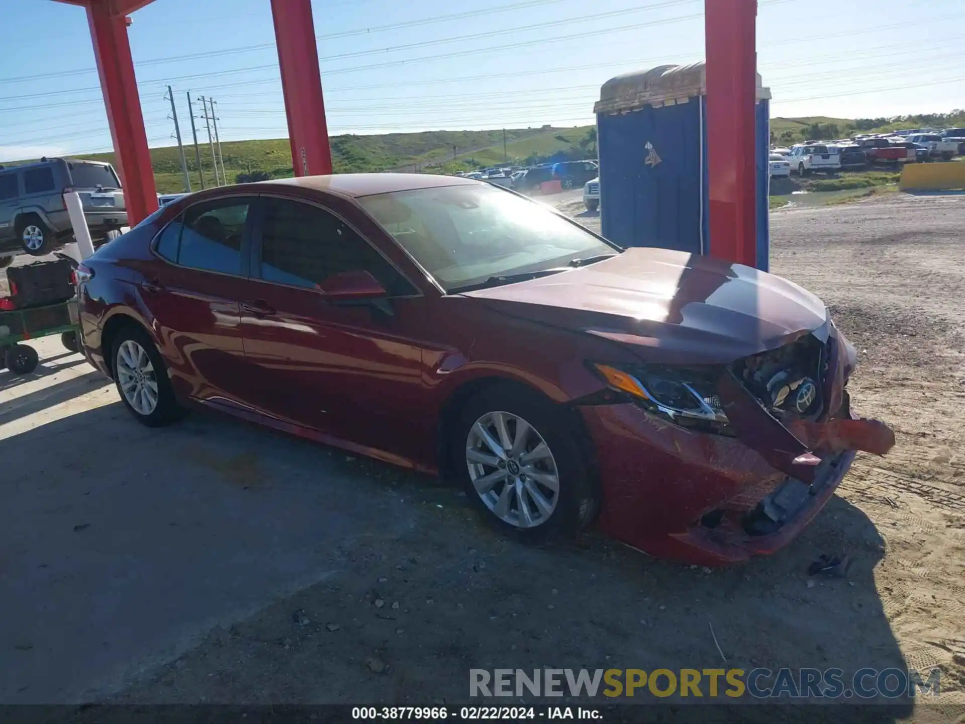 1 Photograph of a damaged car 4T1B11HK7KU779230 TOYOTA CAMRY 2019