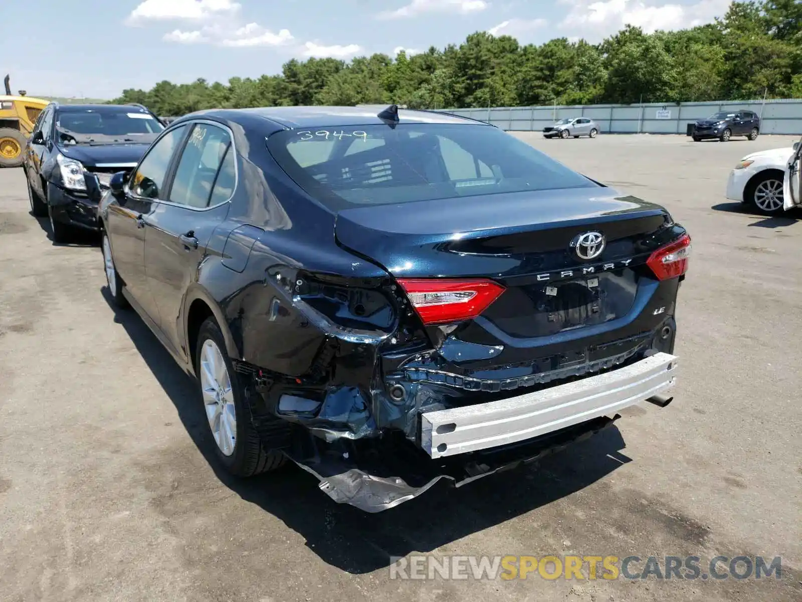 3 Photograph of a damaged car 4T1B11HK7KU779342 TOYOTA CAMRY 2019