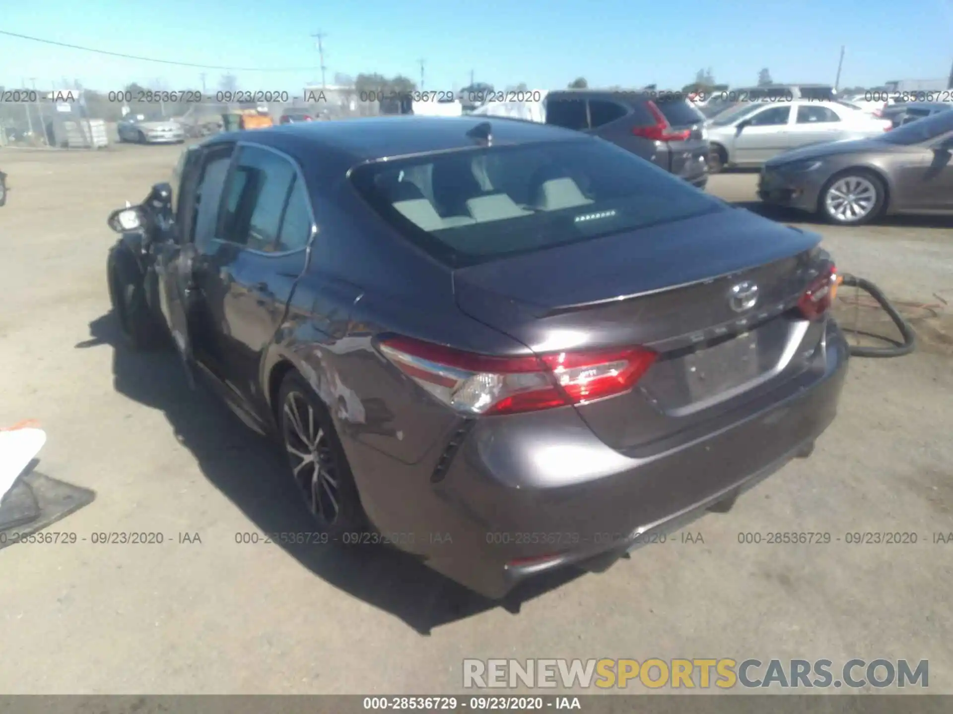 3 Photograph of a damaged car 4T1B11HK7KU783231 TOYOTA CAMRY 2019