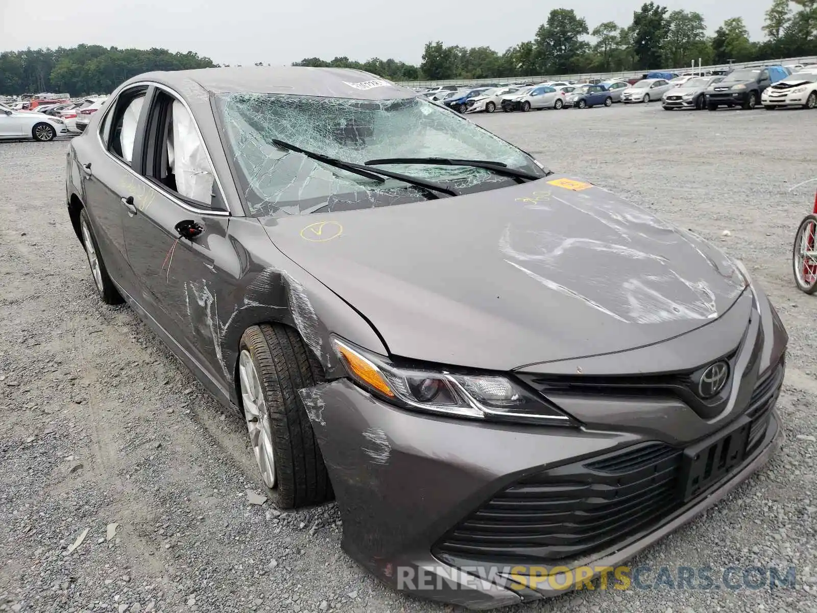 1 Photograph of a damaged car 4T1B11HK7KU783990 TOYOTA CAMRY 2019